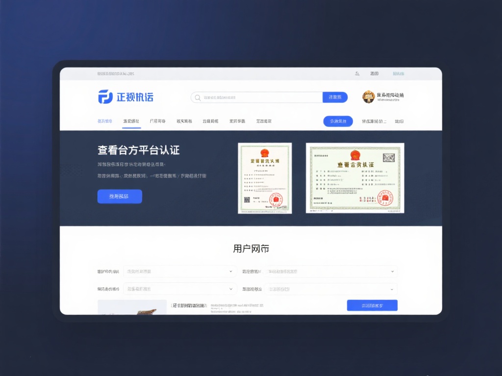 查看官方资质和认证
一个正规的平台通常会拥有相关