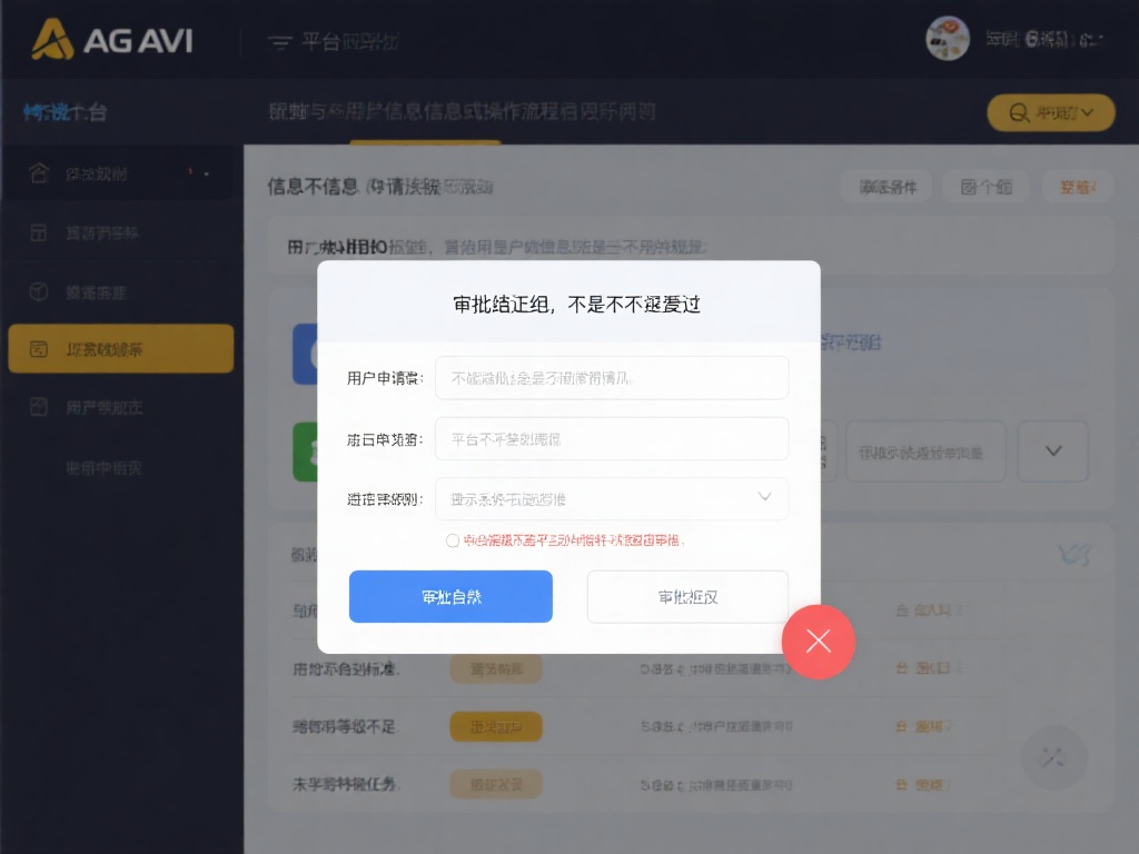 在AG亚游平台上，审批被拒往往并非无故发生，而是与
