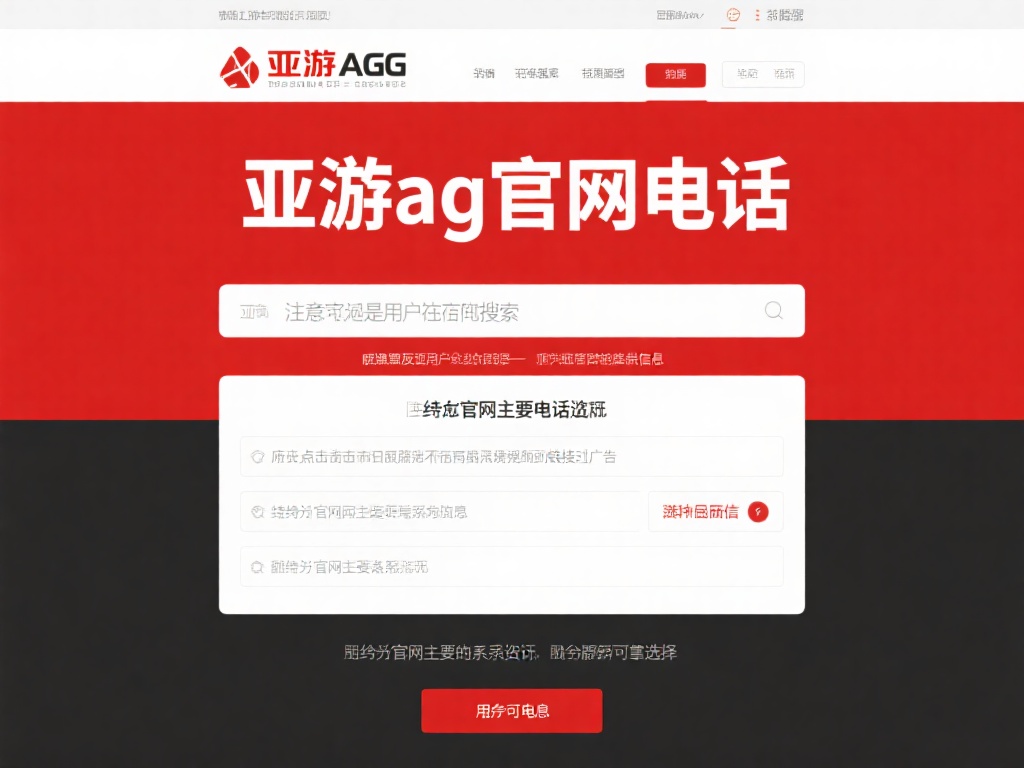 值得注意的是，用户在搜索“亚游ag官网电话”时，应