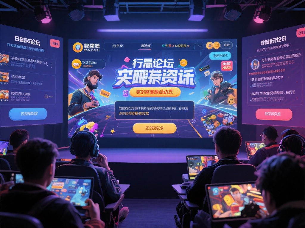 此外，论坛还常常发布行业资讯，比如某平台推出的新游