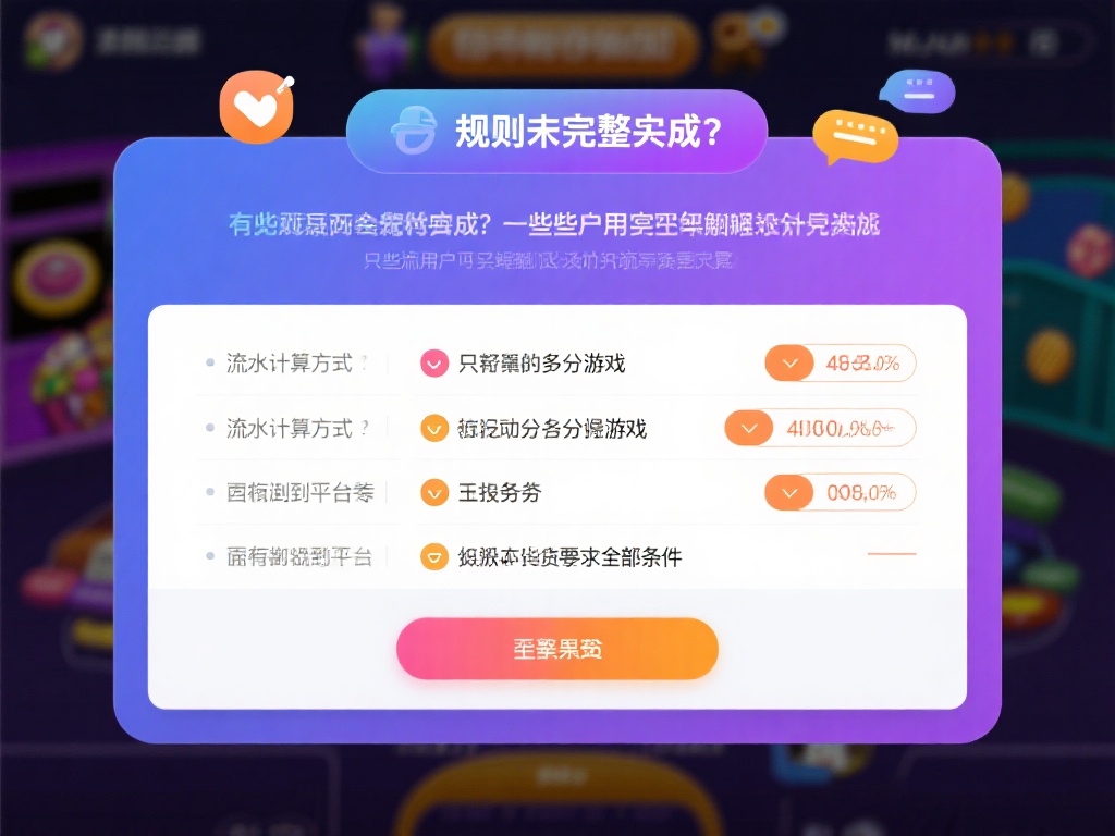 规则未完全达成：有些用户可能误解了流水计算方式，例