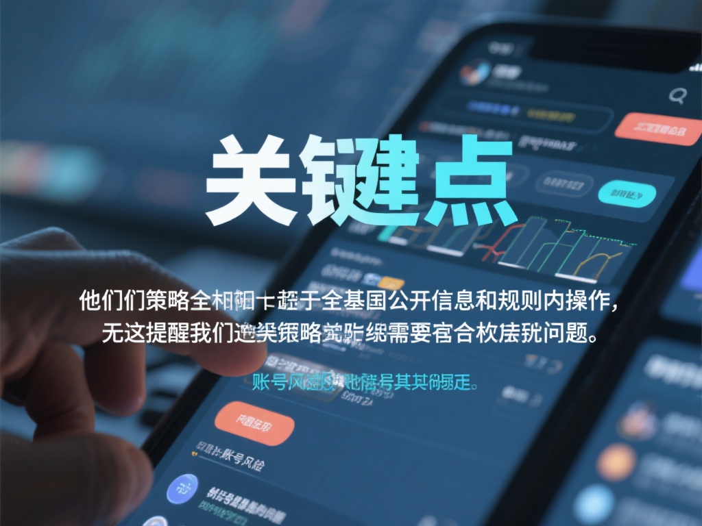 关键点在于，他们的策略完全基于公开信息和规则内的操